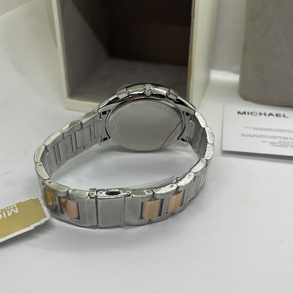 Brand New Michael Kors Diamond series Unisex Watch MK7098 silver - Picture 10 of 14